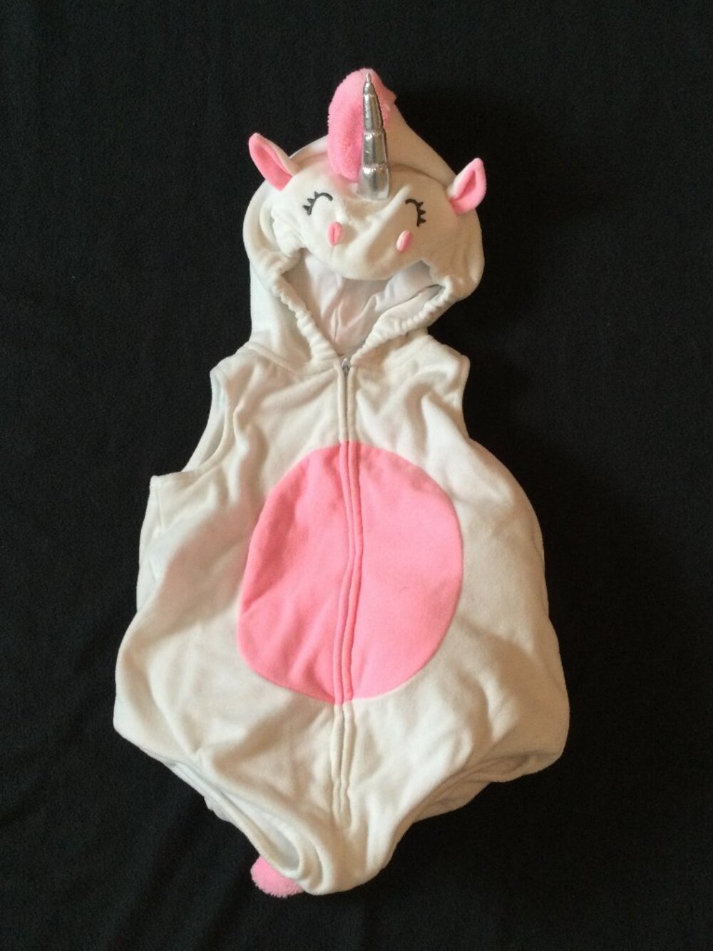 Carter's Baby Infant Unicorn body Halloween Costume 18 months Pink White